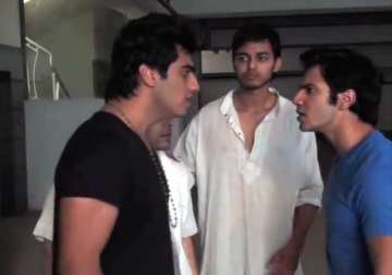 arjun kapoor and varun dhawan s fatal encounter watch video