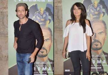 hrithik roshan richa chadda shweta bachchan attend birdman screening see pics