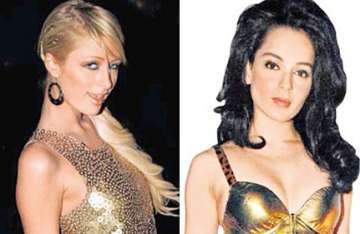 paris hilton fashions approach kangna