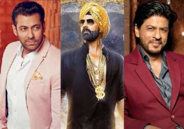 salman and shah rukh to watch akshay kumar s singh is bliing today