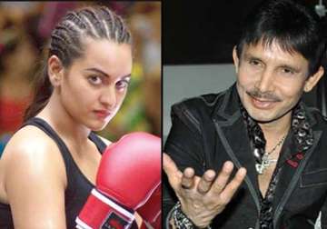 sonakshi sinha wants to give four tight slaps to krk for disrespecting women view pics