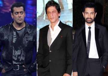 srk aamir and salman together in a film read what srk says