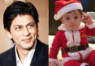 shah rukh khan is more happy about son abram s debut in happy new year
