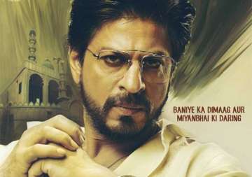 shah rukh khan s eid offering to fans raees first look