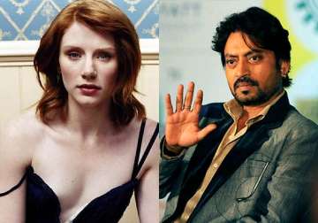 irrfan khan shoots for jurassic park with bryce dallas howard