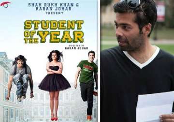 kjo begins shooting for student of the year with song sequence