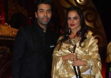 karan johar keen to have koffee with rekha