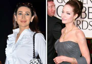 karisma says her pose is not inspired from angelina jolie s