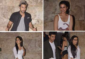 katrina kaif celebrated birthday with aamir khan ranbir kapoor view pics