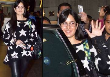 katrina kaif spotted at airport returns from her new york vacation view pics