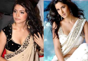 katrina or anushka who ll drape white chiffon sari