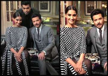 koffee with karan anil kapoor ordered sonam to follow just friends policy see pics