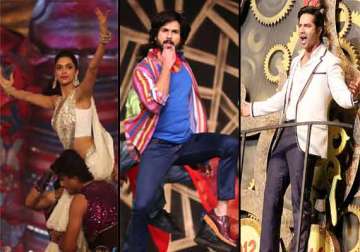 life ok screen awards 2014 deepika srk ranveer honey singh set the stage on fire view pics