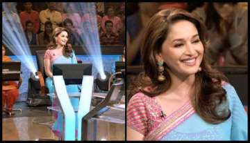 madhuri dixit co host marathi kbc see pic