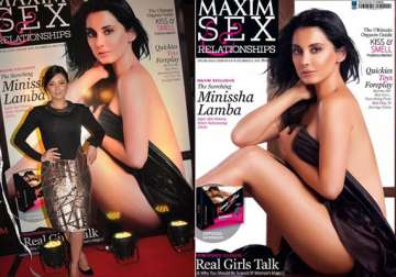minisha lamba goes nude for maxim cover