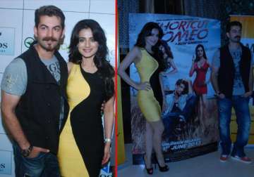 neil and ameesha promoted shortcut romeo with jaipur premier league season 2 watch pics