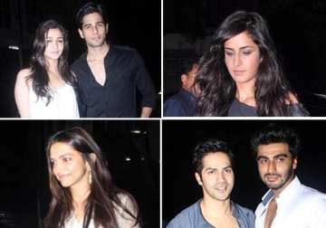 priyanka ranbir katrina alia attended the birthday bash of arjun kapoor view pics