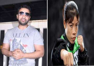 raj kundra wants mary kom in super fight league