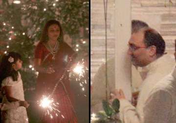 rani mukerji spotted celebrating diwali with aditya chopra view pics