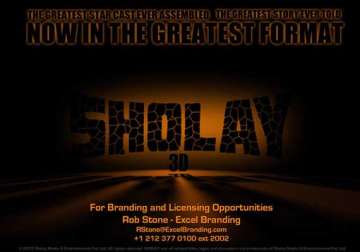 rs. 25 crore spent on sholay 3d