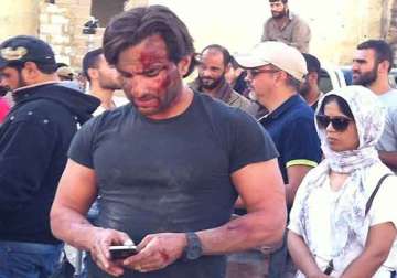 saif ali khan falls ill in beirut shooting of film with katrina called off