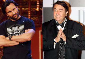 saif ali khan pays honour to randhir kapoor mimicks him in humshakals see pics