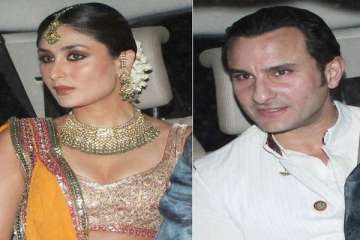 saif kareena set to wed today