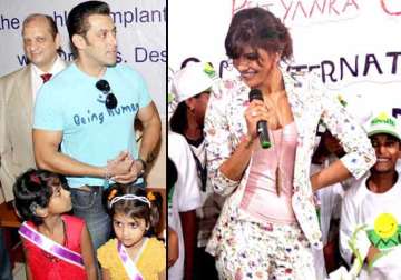 salman and priyanka s day out with kids view pics