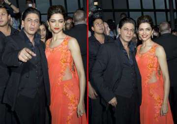 shah rukh deepika attend chennai express london premiere view pics