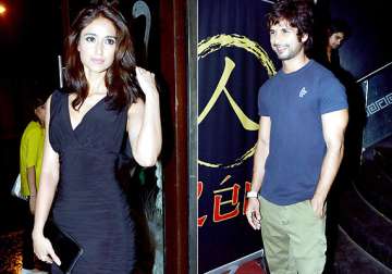 shahid ileana party together view pics