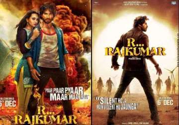 shahid kapoor s r..rajkumar first poster out view pics