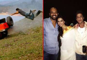 shahrukh deepika wraps up rohit shetty s chennai express view pics