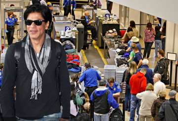 shahrukh detained for two hours at a new york airport