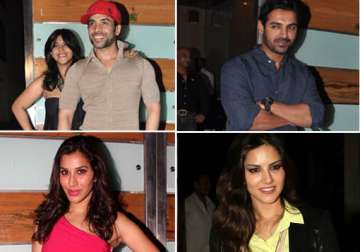 stars spotted at the success bash of shootout at wadala watch pics