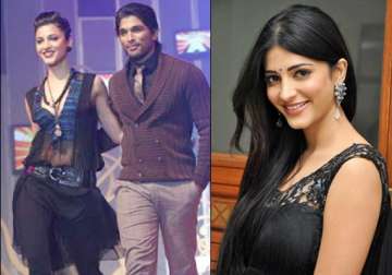 shruti haasan bags allu arjun film