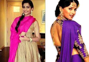 sonam kapoor wanted the purple outfit madhuri dixit wore in didi tera dewar deewana see pics