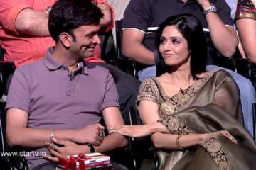 sridevi cheers up sexual abuse victim on aamir s show