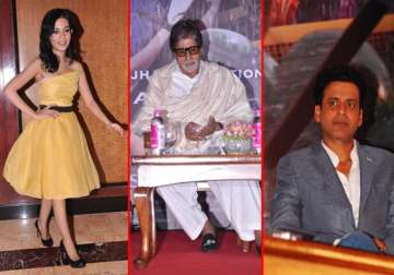 big b manoj bajpai unveil first trailer of satyagraha view pics