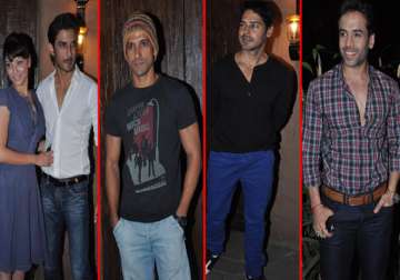 stars at kai po che success bash watch pics