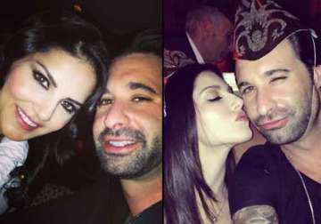 sunny leone rubbishes divorce reports posts a selfie with husband daniel weber view pics