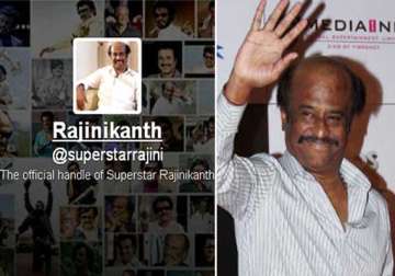 superstar rajinikanth joins twitter asks fans for best rajini one liners view pics