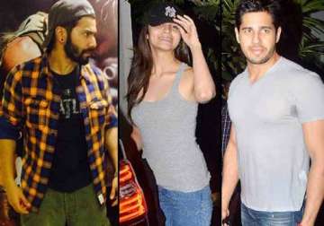 the inseparables alia varun and sidharth spotted together again view pics