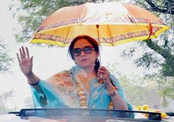 threes firs launched against hema malini for violating model code of conduct