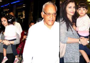 aishwarya ignores bachchans holidays with parents see pics