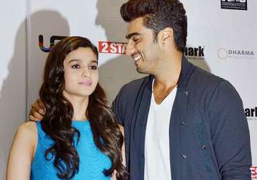 alia arjun s love on display again couldn t resist showing bond in public see pics