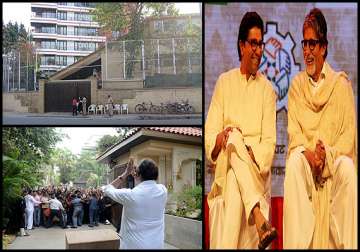 amitabh bachchan s mumbai house gets extra security fearing sp bsp protest