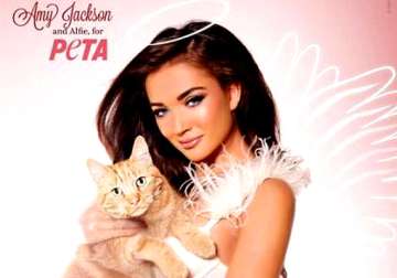 prateik babbar s ex amy jackson becomes the new face for peta