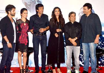 haider trailer launch shahid shraddha tabu attended the event see pics