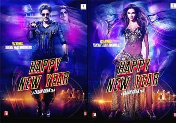 shah rukh khan s happy new year out with new posters see pics