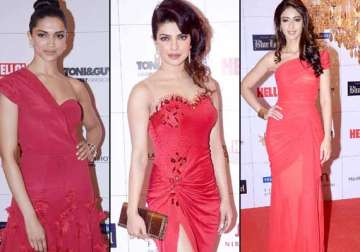 deepika priyanka ileana raise the glam quotient at hello awards see pics